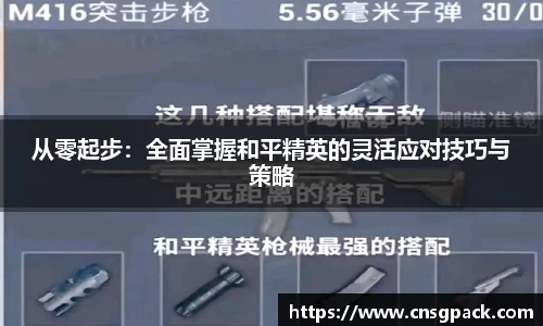 从零起步：全面掌握和平精英的灵活应对技巧与策略