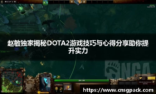 赵敏独家揭秘DOTA2游戏技巧与心得分享助你提升实力