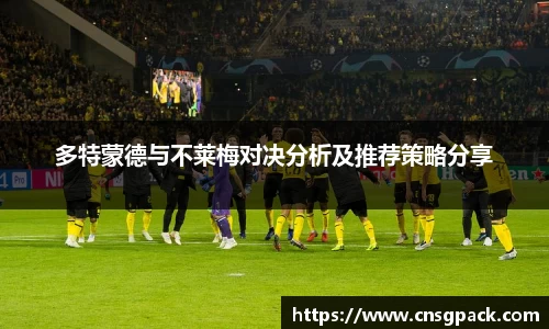 多特蒙德与不莱梅对决分析及推荐策略分享